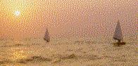 The Escapes sailing at dusk - 6k